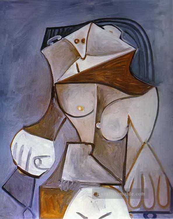 Nackt im Sessel 1959 Kubismus Pablo Picasso Ölgemälde